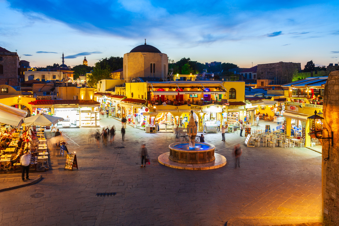Hippocrates Fountain, Rhodes Old Town